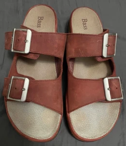 SANDALIAS BAJAS Parte superior/plantillas de corcho de cuero nobuck - Para mujer Talla 9 - ¡USADAS EN EXCELENTE ESTADO! - Imagen 1 de 7