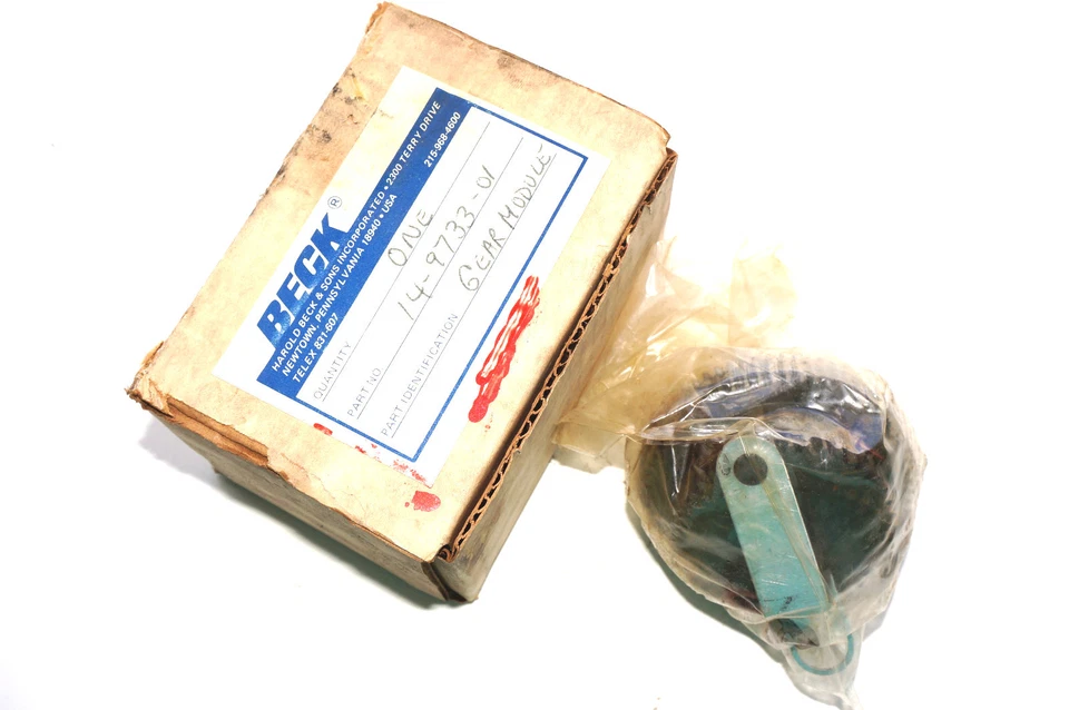 NUEVO MÓDULO DE ENGRANAJES BECK 14-9733-01 14973301 Foto 1 de 1