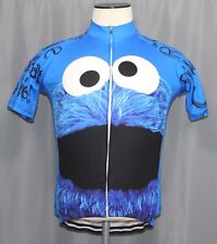 Brainstorm Gear Cookie Monster Full Zip Cycling Jersey Men's Size Medium