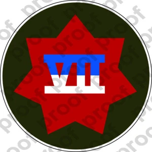 STICKER US ARMY UNIT 7th Corps - Picture 1 of 1