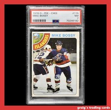 1978 O Pee Chee #115 Mike Bossy - Rookie RC - PSA 7 NM
