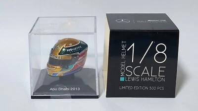 1:8 Spark Motel Helmet Lewis Hamilton Abu Dhabi 2013 - Image 1 of 4