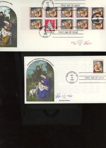 2514A 1990 Traditional Christmas Booklet Pane of 10 and sheet format Pugh (mb22 - Picture 1 of 1