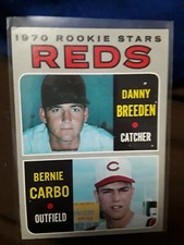 1970  Topps #36 Reds Rookies Bernie Carbo & Danny Breeden EX