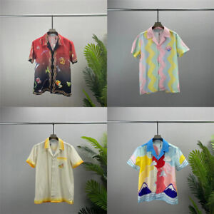 New Casablanca Loose Hawaiian Shirt Starfish Print Streetwear Shirts Men Women