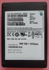 MZILS800HEHP 960GB SAS X371A 12Gb/s SSD SOLID STATE DRIVE MZ-ILS800B - Picture 1 of 2
