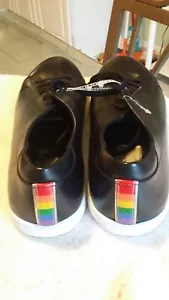 Kenneth Cole NY Kam Men's Black Leather Tennis Shoes SZ 12 M $149 - Picture 1 of 10