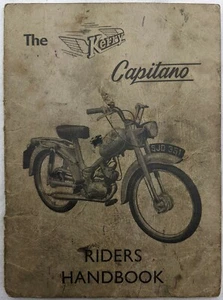 The Kerry Capitano 2 & 3 Speed Motorcycle Riders Handbook, Operators Manual  - Picture 1 of 1