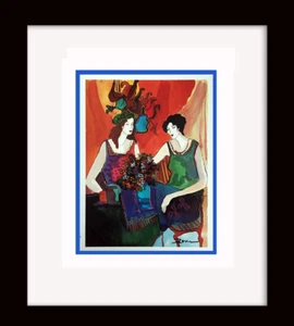 PATRICIA GOVEZENSKY • 'Secret Friendship' Custom Framed Plate Signed Print - Picture 1 of 2