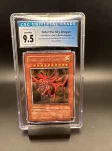 Slider The Sky Dragon GBI-001 Secret Promo English Yugioh CGC 10 Gem Mint - Picture 1 of 2