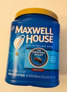 Maxwell House caffè macinato tostatura originale media 42,5 once (2 libbre) spedizione gratuita - Foto 1 di 6