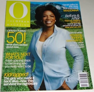 O The Oprah Magazine Vol 5 No 1 January 2004 Oprah Turns 50! Oprah and Madonna - Picture 1 of 15