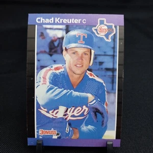 1989 Donruss Chad Kreuter Rookie Card #579 Texas Rangers (1A711) - Bild 1 von 3
