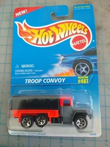 ZT155 Hot Wheels TROOP CONVOGLIO - 1996 #496 - RARA variante colore argento e arancione - Foto 1 di 2