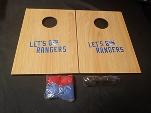 NEW YORK RANGERS SEASON TICKET HOLDER PREMIUM CORNHOLE SET 9 x 14 - Picture 1 of 3