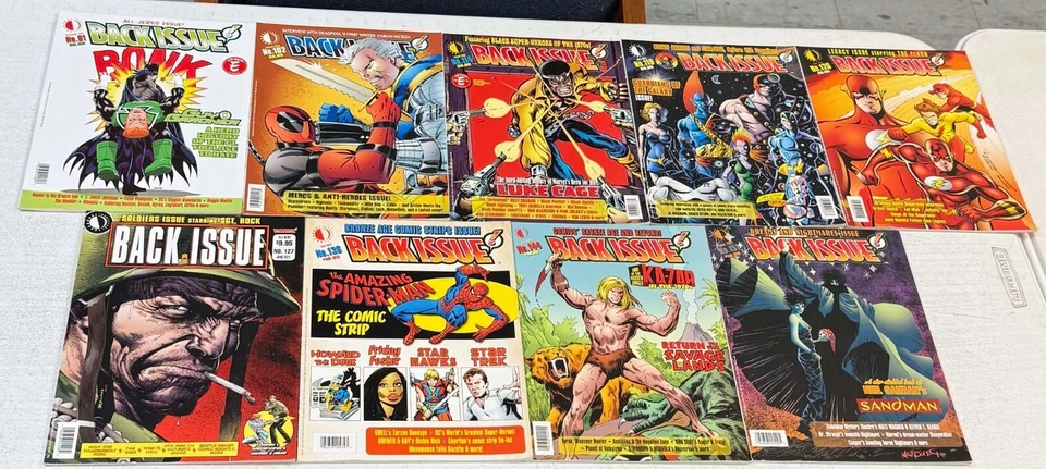 BACK ISSUE MAGAZINE 91,102,114,119,126,127,136,151 LOT OF 8 Great Addition - Image 1 of 1