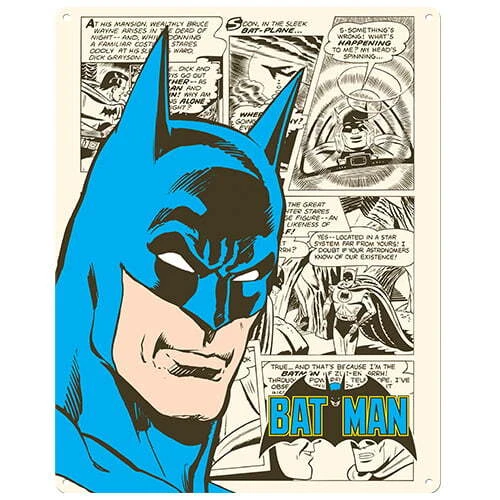 Batman Large Tin Wall Sign Christmas gifts - image 1 of 1
