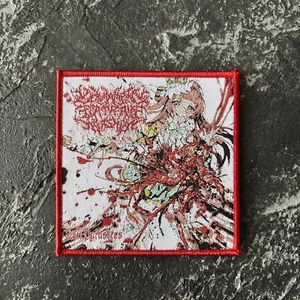 DEHUMANIZING ITATRAIN WORSHIP - EIEN PARASITES OFFICIAL PATCH RED BORDER - Picture 1 of 1