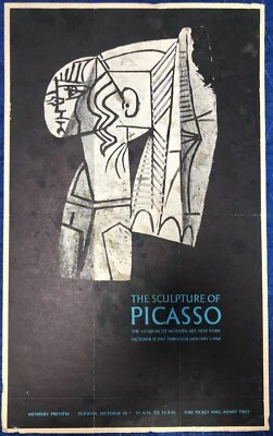 原版 1967 年 MOMA 毕加索雕塑邀请展和书籍 — 第 1/4 张图片