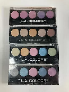 L.A Colors 5 Color Metallic Eyeshadow Makeup Choose Your Palette - Picture 1 of 10