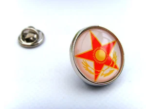 KAZAKHSTAN AIR FORCE ROUNDEL LAPEL PIN BADGE GIFT - Picture 1 of 1