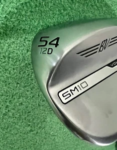 Vokey Spin Milled SM10 Chrome 54*/12* D Grind Sand Wedge, Wedge Flex, Std. - Picture 1 of 6