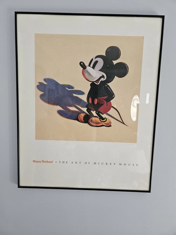 Impresión litográfica offset Wayne Thiebaud 1988 arte de Mickey Mouse Foto 1 de 1