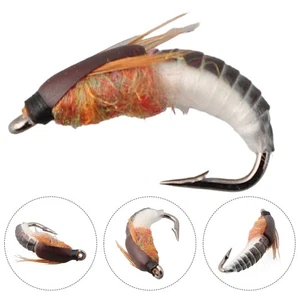 Versátil señuelo para mosca Nymph Scud para salmón y para pesca de truchas cebo de calidad - Imagen 1 de 53