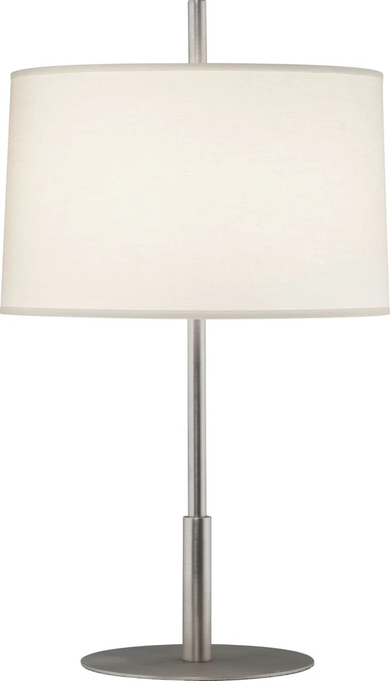 Robert Abbey S2184 Echo 23 Inch 60 Watt Stainless Steel Table Lamp Portable Light