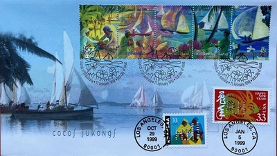 HNLP Hideaki Nakano 3272 3368 Kwanzaa Chinese New Year Australia Cocos Jukong  - Image 1 of 2