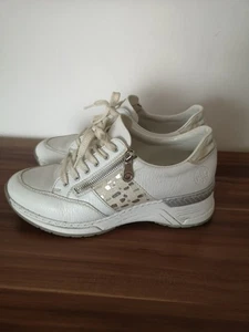 Damen Schuhe RIEKER. Gr. 39 Weiß. - Bild 1 von 5