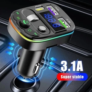 R??cepteur Transmetteur Chargeur Sport Double USB FM Modulateur Lecteur Musique - Photo 1 sur 12