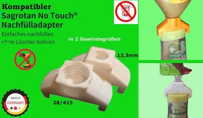 Nachfülladapter 21,3mm / 28-415 Refill kompatibel mit  Dettol/Sagrotan No Touch® - Bild 1 von 3