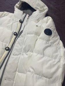 Tommy Hilfiger Skijacke weiß windabweisend wattiert gesteppt L - Bild 1 von 14