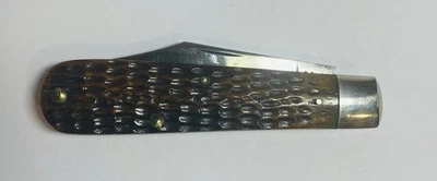 Карманный нож Case Tested XX Swell End Jack сделано в США 1920-40 с зеленой костяной ручкой - Изображение 1 из 4