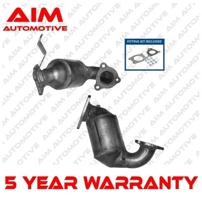 Catalytic Converter Kit Front Aim Fits Volvo V40 S40 1.9 D #2 8602968 - Image 1 of 4