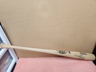 VTG 1992 Hubie Brooks AUTOGRAPHED Game BAT Angels "DiMag" ESTATE COLLECTION  - Image 1 of 4