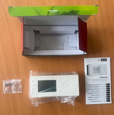 Danfoss TPOne-M Mains Powered Programmable Room Thermostat - Image 1 of 4