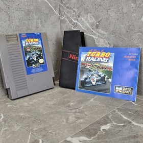 Al Unser Jr Turbo Racing Nintendo Entertainment System NES W/ Sleeve + Manual