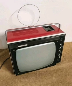 Fernseher 70er Jahre TV 12" Tragbar PHONOLA Vintage CRT Monitor TV  - Bild 1 von 7