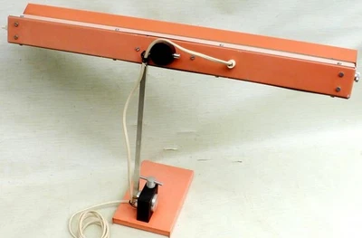 DDR vintage Schreibtisch lampe XXL Büro Polizei VEB Metalldrücker / Musinowski - Bild 1 von 4