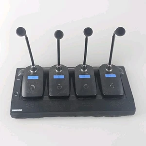 Shure Microflex MXWNCS8 8-Port Networked Charging Station with 4x MXW8 Z10 Mics - Picture 1 of 18
