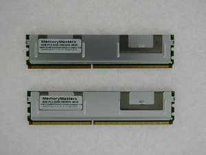 8GB (2X4GB) DDR2 MEMORY RAM PC2-5300 ECC FBDIMM DIMM QUAD RANK - Picture 1 of 1