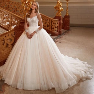 Sexy Wedding Diamonds Dress White Suspender Tail Backless Elegant Wedding Dress - Picture 1 of 7