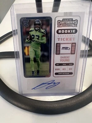2022 Panini Contenders - Rookie Ticket #255 Dareke Young (AU, RC) - Image 1 of 2