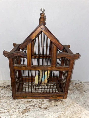 Vintage Pagoda Style Birdcage decor Cover