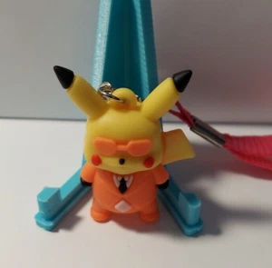 Pikachu (Team Flare) Pokemon Keychain Small 2" Figure - Picture 1 of 2