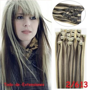 Extensiones Quita y Pon, Pelo Natural 100 %, 70 Cm de Largo y 100 gr, 2/613 - Imagen 1 de 13