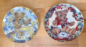 Plato de coleccionista Holiday Bears de Sarah Rengry (Franklin Mint) - ¡Tu elección! - Imagen 1 de 5