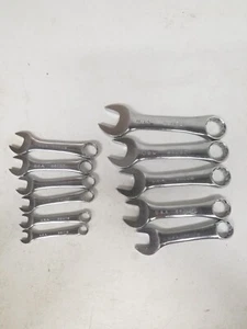 SK Tools 11 Pc Stubby SAE 12 Point Combination Wrench Set 3/8 - 1" 88012 - 88032 - Foto 1 di 6
